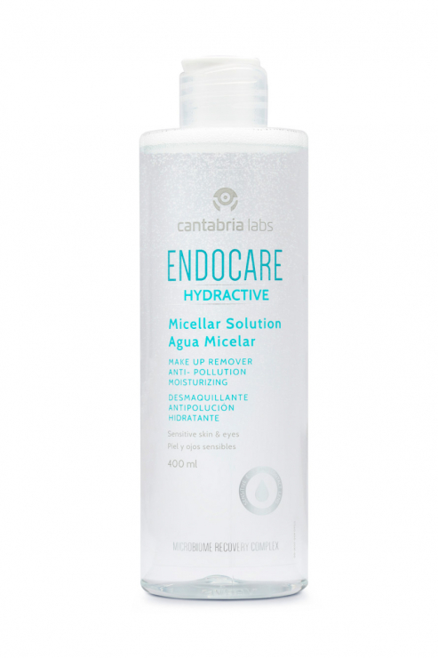 Гідроактивна міцелярна вода зі зволожуючою дією Endocare Hydractive Micellar Solution Cantabria labs Об'єм 400 мл