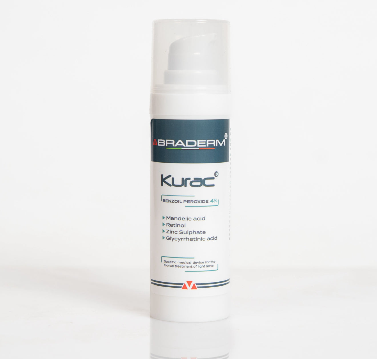 Активний протизапальний крем з бензоїл пероксидом 4% Braderm - Kurac Cream (Курак крем) 30 m