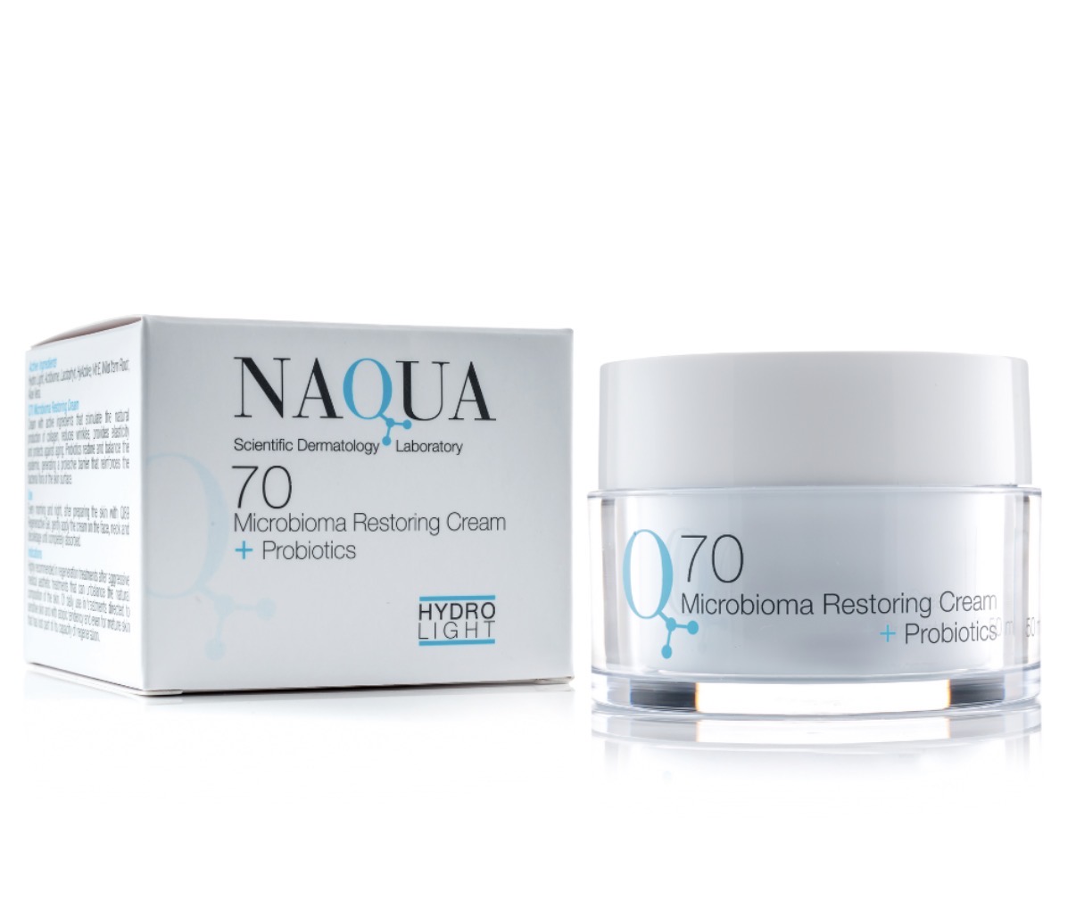 Постпроцедурний крем із пробіотиками Naqua Q70 Microbiome Restoring Cream 50ml